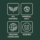 Ancient Spring Salt - Organic, Natural, Kosher - 1.5lb Pouch