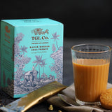 TGL Co. Kadak Masala Chai Instant Tea Premix - 14 Sachets | Bold Indian Spiced Chai Powder | Ready-to-Mix Hot Beverage