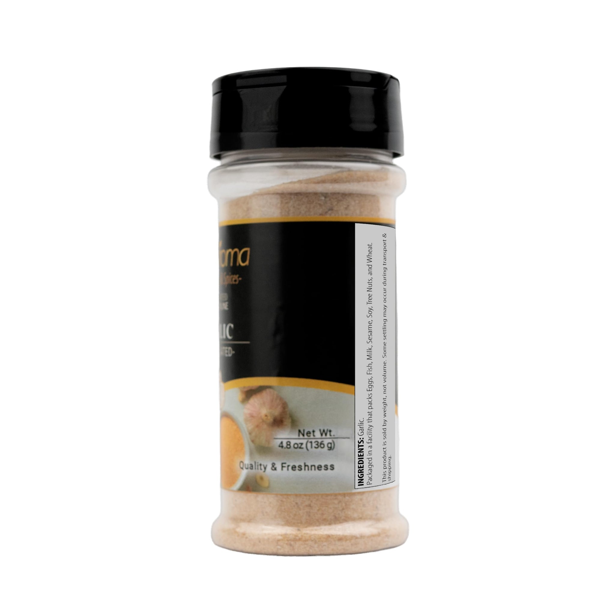 GranAroma Granulated Garlic, Versatile Seasoning, Dehydrated (4.8 Ounce)