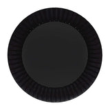 Party Essentials Deluxe Quality Hard Plastic 40 Count Party/Dinner Plates, 10-1/4-Inch, Black