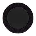 Party Essentials Deluxe Quality Hard Plastic 40 Count Party/Dinner Plates, 10-1/4-Inch, Black