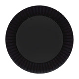 Party Essentials Deluxe Quality Hard Plastic 40 Count Party/Dinner Plates, 10-1/4-Inch, Black