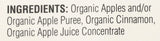 Wacky Apple, Applesauce Cinnamon Apple Organic, 4 Ounce, 4 Pack