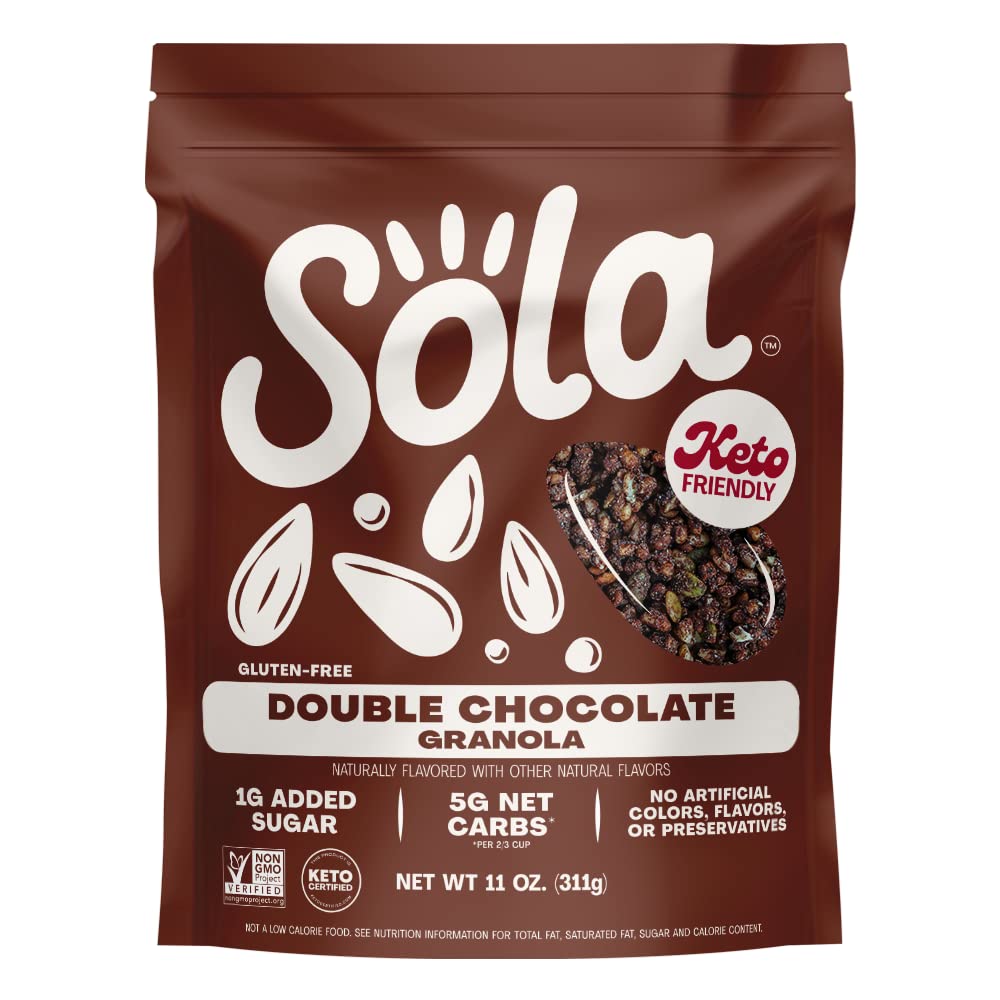SOLA Double Chocolate Granola, 11 Ounce
