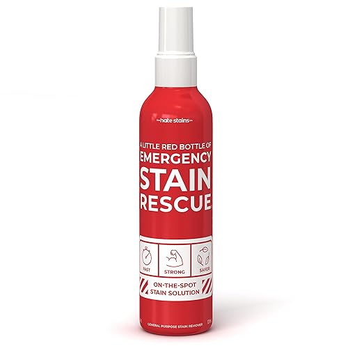 Emergency Stain Rescue Stain Remover Spray - Spray & Wash Treater for Clothes - Carpet Stain Remover & Wine Carpet Cleaner - No Added Phosphates - 4