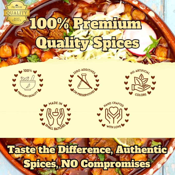Bomb Birria Pozole Seasoning Bomb, Authentic Mexican Soup Seasoning, 2 Bombs Pack - Traditional Pozole Made with Real Chiles, Herbs & Spices with ZERO