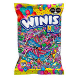 Winis Mix Variety of Mexican Chewy Candies | Bulk Taffy Candy Mix - 3.6 lbs - 150 Individually Wrapped Party | Taffy, Gifts, Holiday, Parties