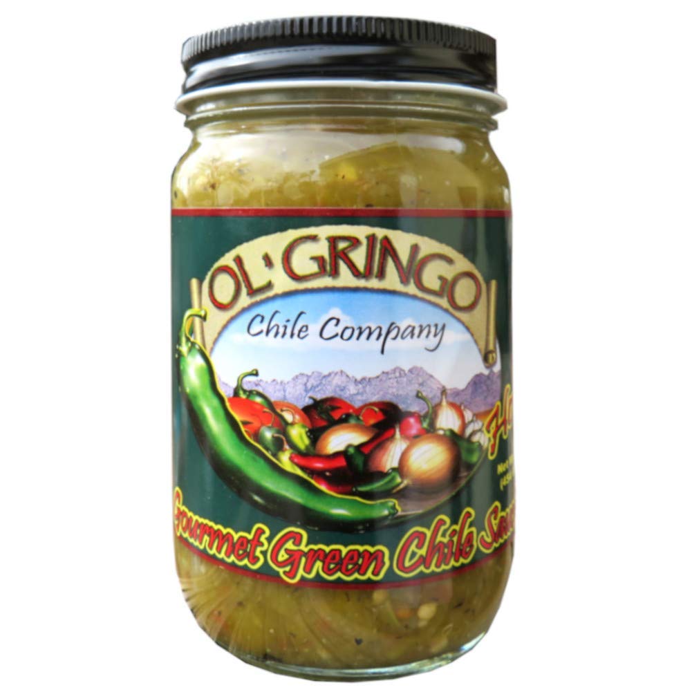 OL GRINGO CHILE COMPANY Hot Green Chile Sauce, 16 OZ