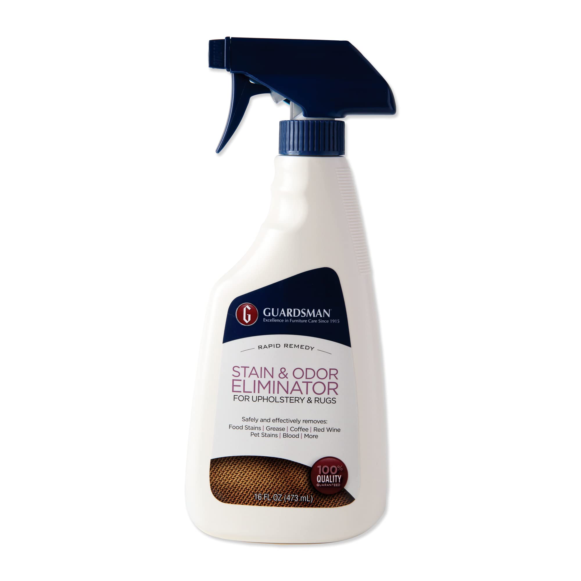 Guardsman 462600 Stain & Odor Eliminator for Fabric Removes Stains, Grease, Red Wine, Pet Stains,16 Oz Spray