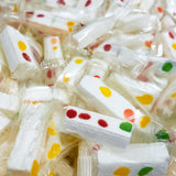 Italian Jujube Nougat Candy, Soft Chewy Fruit Flavors, 2.2 lb Bulk Bag