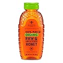 Nate's Organic 100% Pure, Raw & Unfiltered Honey - USDA Certified Organic - 16oz. Squeeze Bottle