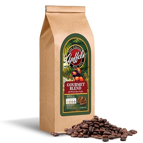 Apffels Original Gourmet Blend - Whole Bean, Light-Medium Roast, 100% Arabica Coffee, (2lb Bag)