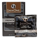 Java One 30800 Coffee Pods, French Roast, Single Cup, 14/Box
