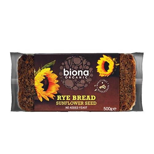 Biona Organic Rye Bread - Sunflower Seed - 500g-2 Pack