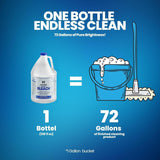(6 Gallons) - Bulk Liquid Chlorine Bleach, for Laundry, Household and Commercial Cleaning, Multipurpose Cleaner, 1 Gallon Jugs. Ready to Use