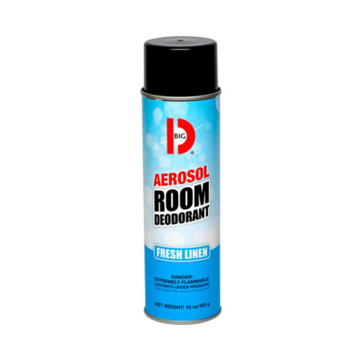 Big D Industries 430 Aerosol Room Deodorant, Fresh Linen Scent, 15 oz Can (Case of 12)