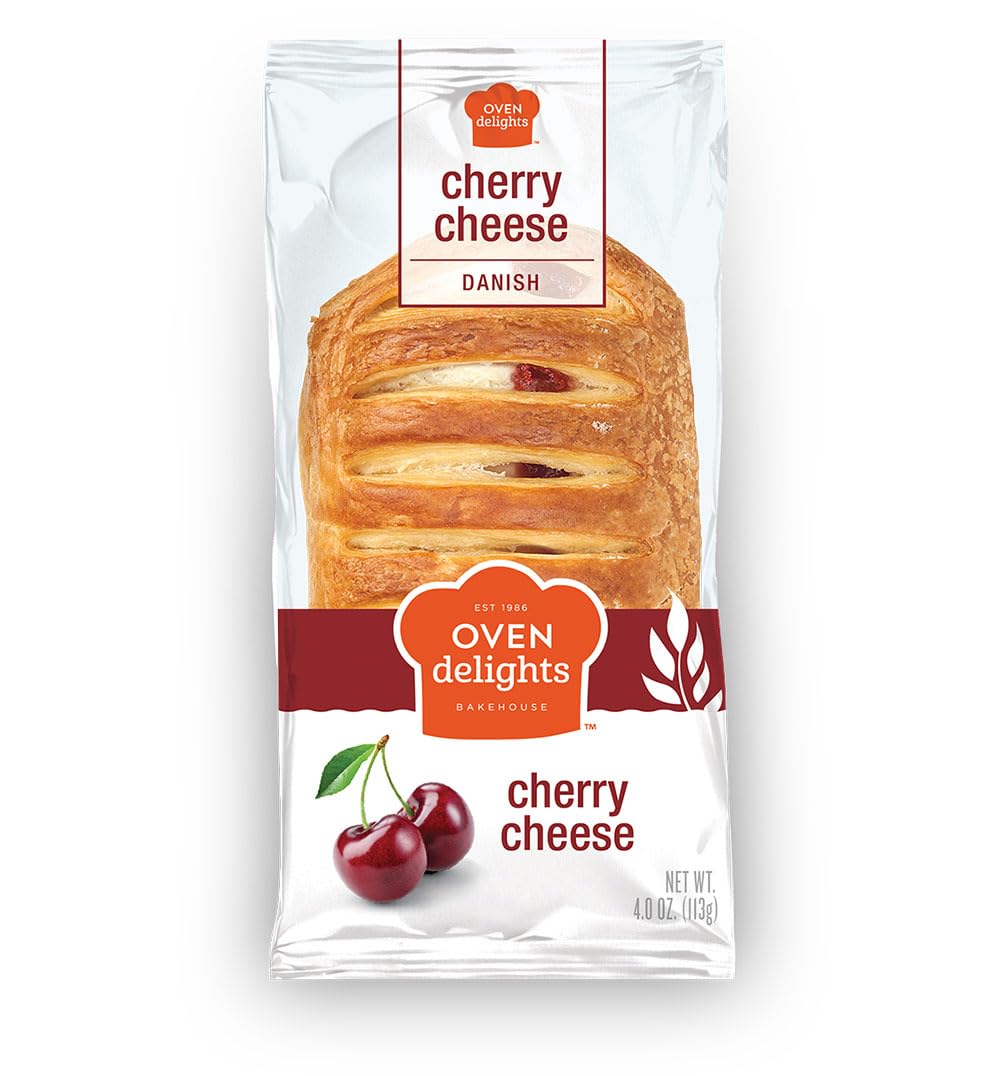 Cherry Cheese Croissant - Bakery fresh - Breakfast Pastries - Individually Wrapped Croissants - Real Pastry - Perfectly Cooked - Taste Simply Fresher