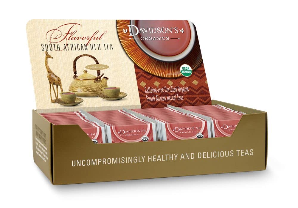 Davidson's Organics, South African Honeybush, 100-count Individually Wrapped Tea Bags