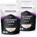 Terrasoul Superfoods Raw Coconut Chips (Organic), 12 Ounce (Pack of 2)