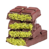 Dubai Chocolate Bar Kit,Mildly Bitter But Not Greasy, Movie Theater Candy,Nutty Fruity Dubai Chocolate,Enhanced Sandwich Texture