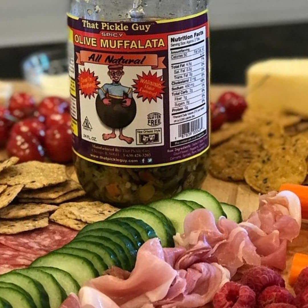 That Pickle Guy New Orleans Style Classic Olive Muffalata, Spicy, All Natural, 24-ounce