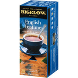 Bigelow English Teatime Tea 28-Count Box (Pack of 1) Full Caffeine Premium Black Tea Bold and Antioxidant-Rich Full Caffeine Black Tea in Foil-Wrapped