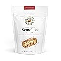 King Arthur Premium Semolina Flour: Coarse Ground, High Protein Durum Wheat for Perfect Pasta, Pizza, and Bread Making - Kosher, 3 lbs Resealable Bag