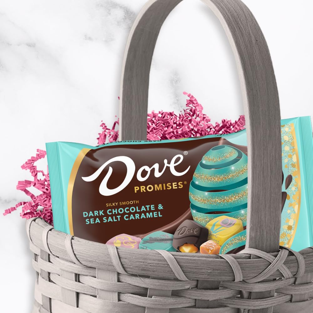 Dove Promises Silky Smooth Caramel Springtime Mix Oz, Dark Chocolate Sea Salt, 7.94 Ounce