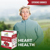 Hibiscus Tea Bag, Made from Organic Hibiscus Flowers, Hibiscus Tea Loose Leaf Pure Leaf Tea, Organic Hibiscus Tea Bags for Heart, Liver And Kidney