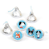 Pawty Like a Puppy - Dog Party Favors - Round Candy Stickers - 108pc