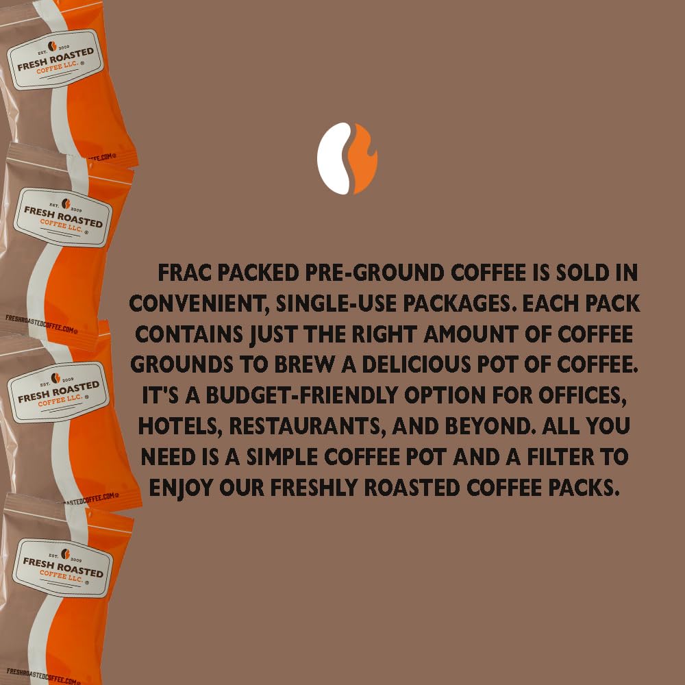 Fresh Roasted Coffee, Breakfast Blend Drip Ground Fractional Packs, Light Roast, Kosher, 2.25 oz, 36 Count