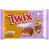 TWIX Eggs Milk Chocolate Caramel Candy Bars Easter Basket Stuffers, 6 Ct Pack
