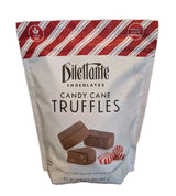 Dilettante Chocolates Candy Cane Truffles, Milk Chocolate Peppermint Ganache, Ethically Sourced, 24 Oz ~69 Pieces Individually Wrapped
