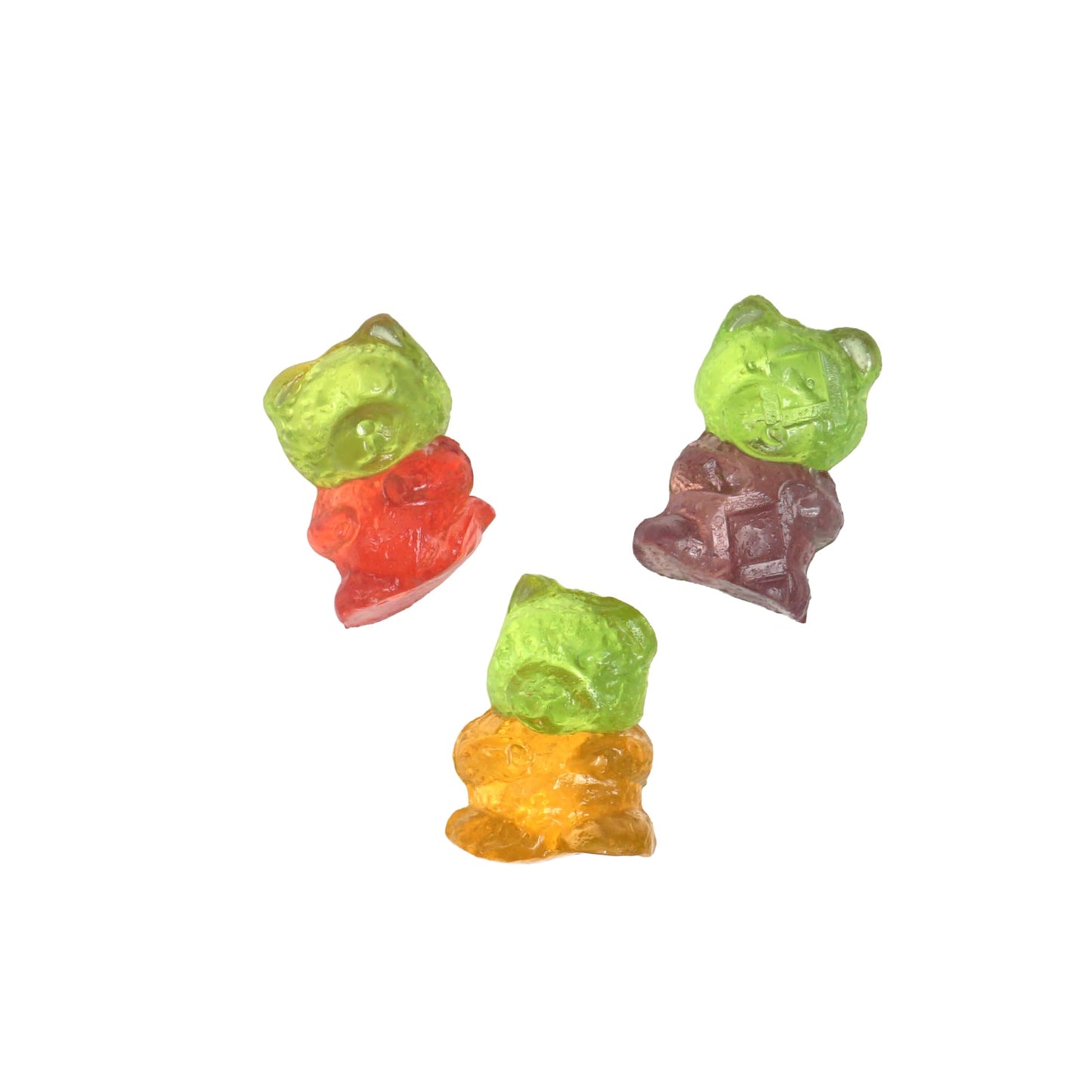 Sugar-Free 3D Gummy Bears, 1 Pound Bulk Bag, The Hampton Popcorn & Candy Company