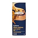 Lavazza Costiera Gran Aroma Ground Coffee 12oz Bag, Light Roast, Smooth and Aromatic Taste, Intensity 2/5, 100% Arabica, Ideal for Drip Brewers, (Pack