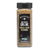 Watkin's Organic Grilling Garlic & Herb Seasoning, 8.9 oz