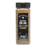 Watkin's Organic Grilling Garlic & Herb Seasoning, 8.9 oz