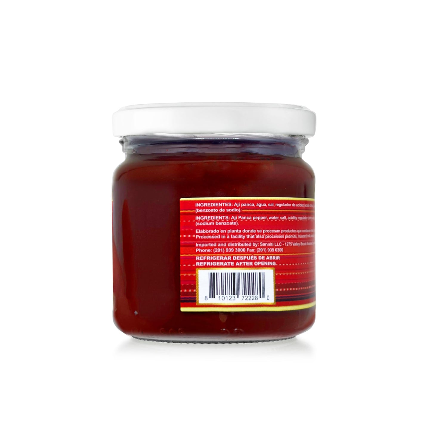 Sanniti Peruvian Hot Pepper Spread | DOP Molido Paste Imported From Peru (Pack of 2) (7.5 oz, Variety Aji Amarillo + Aji Panca)
