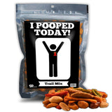 Pooped Today Trail Mix Gag Gift for Mens Stocking Stuffers Spicy Snack Gift for Spicy Food Lovers Crunchy Blend White Elephant Ideas