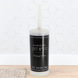 Bath Time Collection Toilet Brush and Holder - Decorative Black Plastic Bathroom Accessory