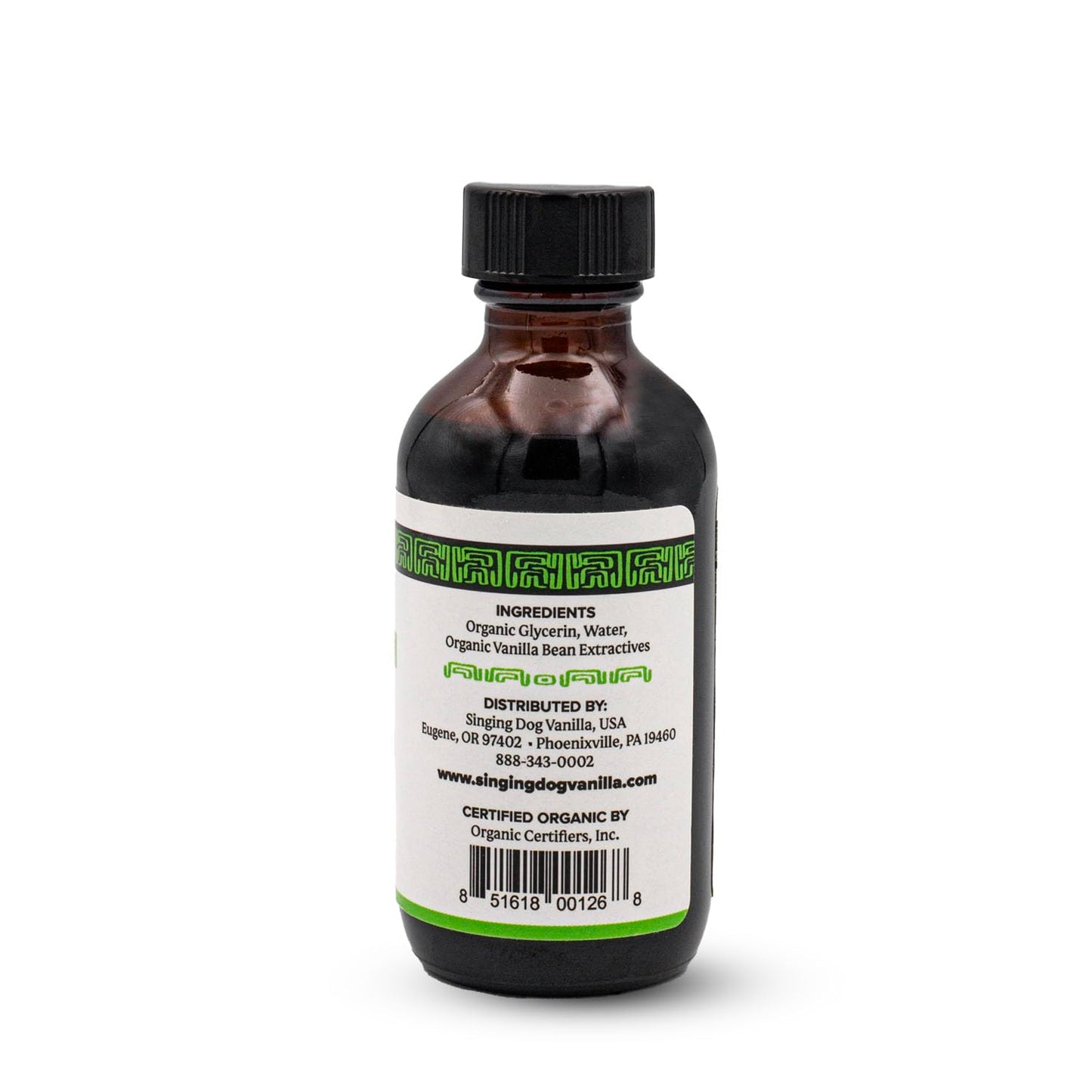 Singing Dog Vanilla Pure Vanilla Flavor, Alcohol-Free, 2 fl oz - Real Vanilla Beans, Glycerin-Based - Gluten-Free, Non-GMO, Sugar-Free