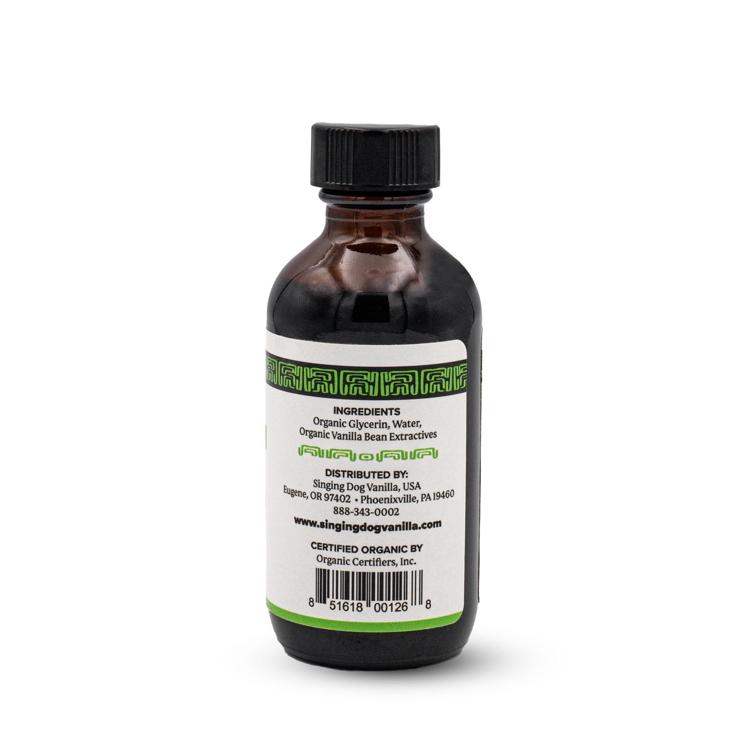 Singing Dog Vanilla Pure Vanilla Flavor, Alcohol-Free, 2 fl oz - Real Vanilla Beans, Glycerin-Based - Gluten-Free, Non-GMO, Sugar-Free
