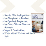 The Clean People Oxygen Brightener Stain Remover | Bleach Alternative, Simple Ingredients, Brightens Dull Whites AND Colors | 41 oz