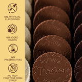 Loacker Tortina Triple Chocolate - Individually Wrapped Premium Dark Chocolate Enrobed Crispy Cocoa Wafer Tartlets with Cocoa Cream Filling - Pack