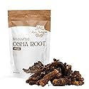Halo Naturals Osha Root Whole Wildcrafted, 4 Ounces (Ligusticum porteri) Resealable Pouch| Packaged in The USA