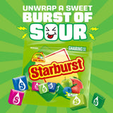 STARBURST Sour Chewy Candy Individually Wrapped Fruit Chew Candies, Sharing Size, 15.6 Oz Resealable Bag