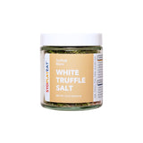Truffle Salt Blend with Extra White Truffle, Chives, Red Pepper Flakes, Aleppo Pepper, Sea Salt- SydSalt White Truffle Salt - Elevate Popcorn, Eggs