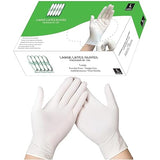 Latex Powder Free Food Service Disposable Gloves - Size Large- Pack of 100ct