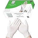 Latex Powder Free Food Service Disposable Gloves - Size Large- Pack of 100ct