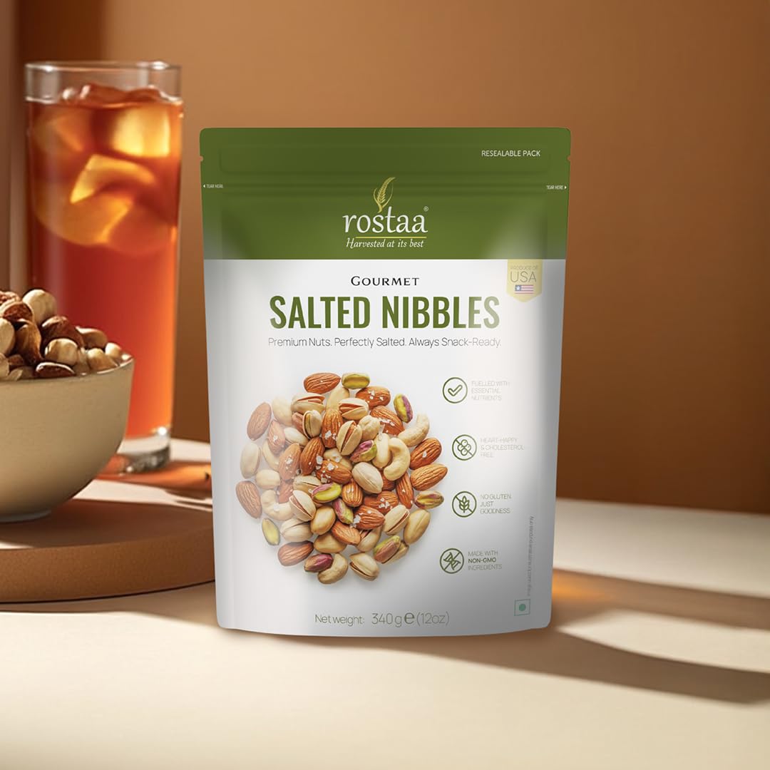Rostaa Salted Mix, Premium Mix With Hint Of Salt, 340G